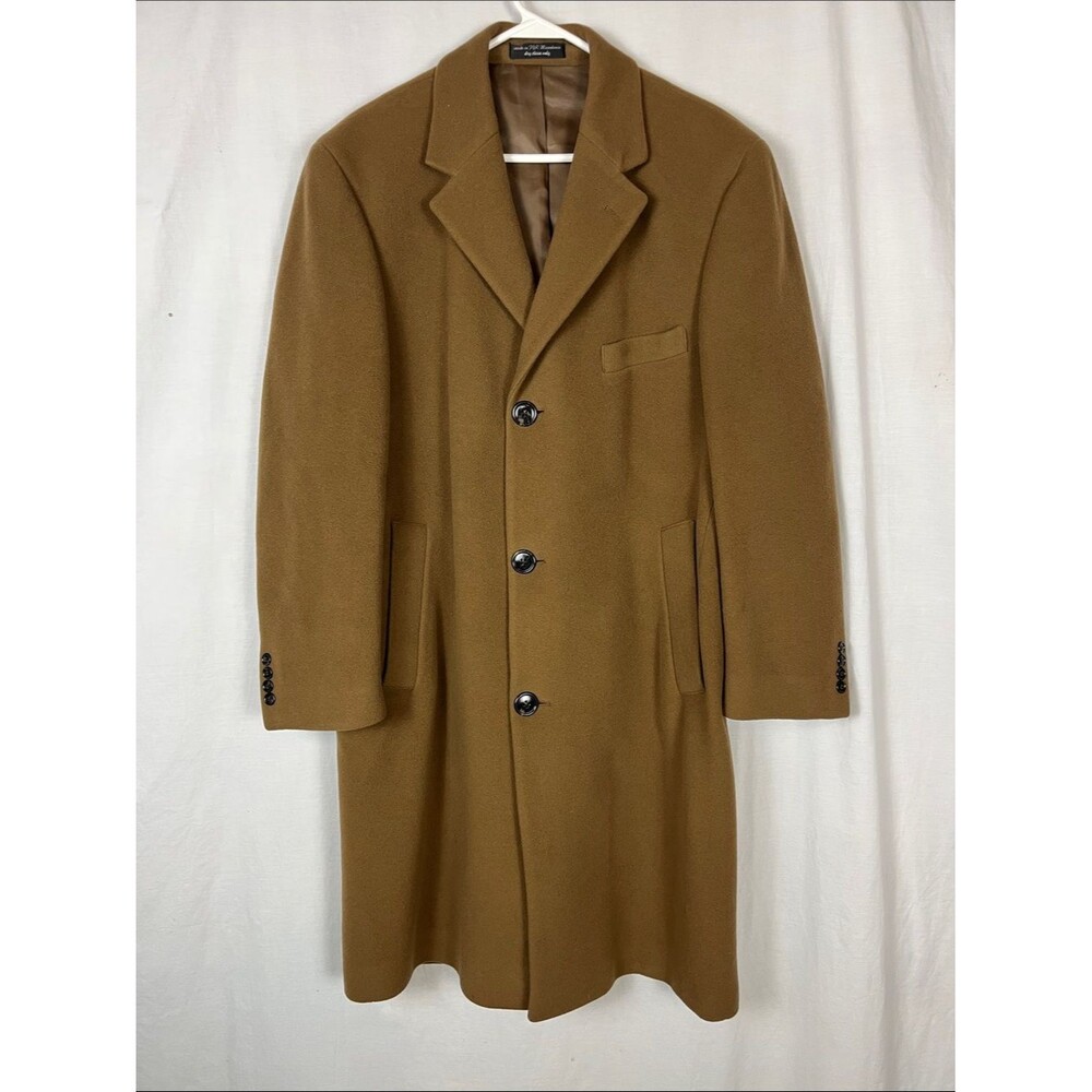 Lauren Ralph Lauren Wool and Cashmere Blend Brown Men's Trench Coat